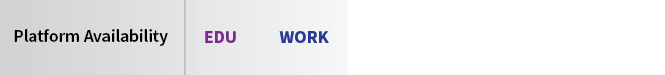 Available on EDU and WORK